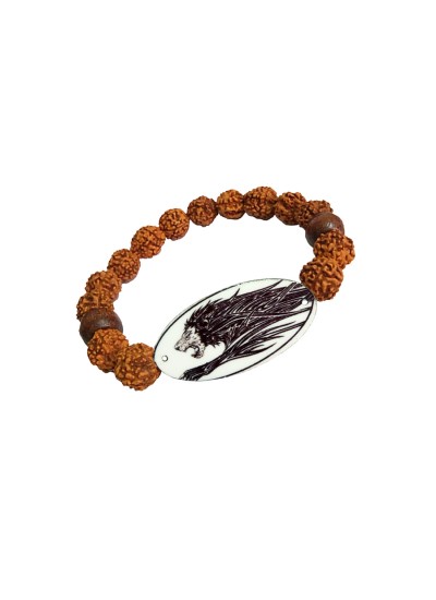 Leo 5 Mukhi Rudraksha Bracelet